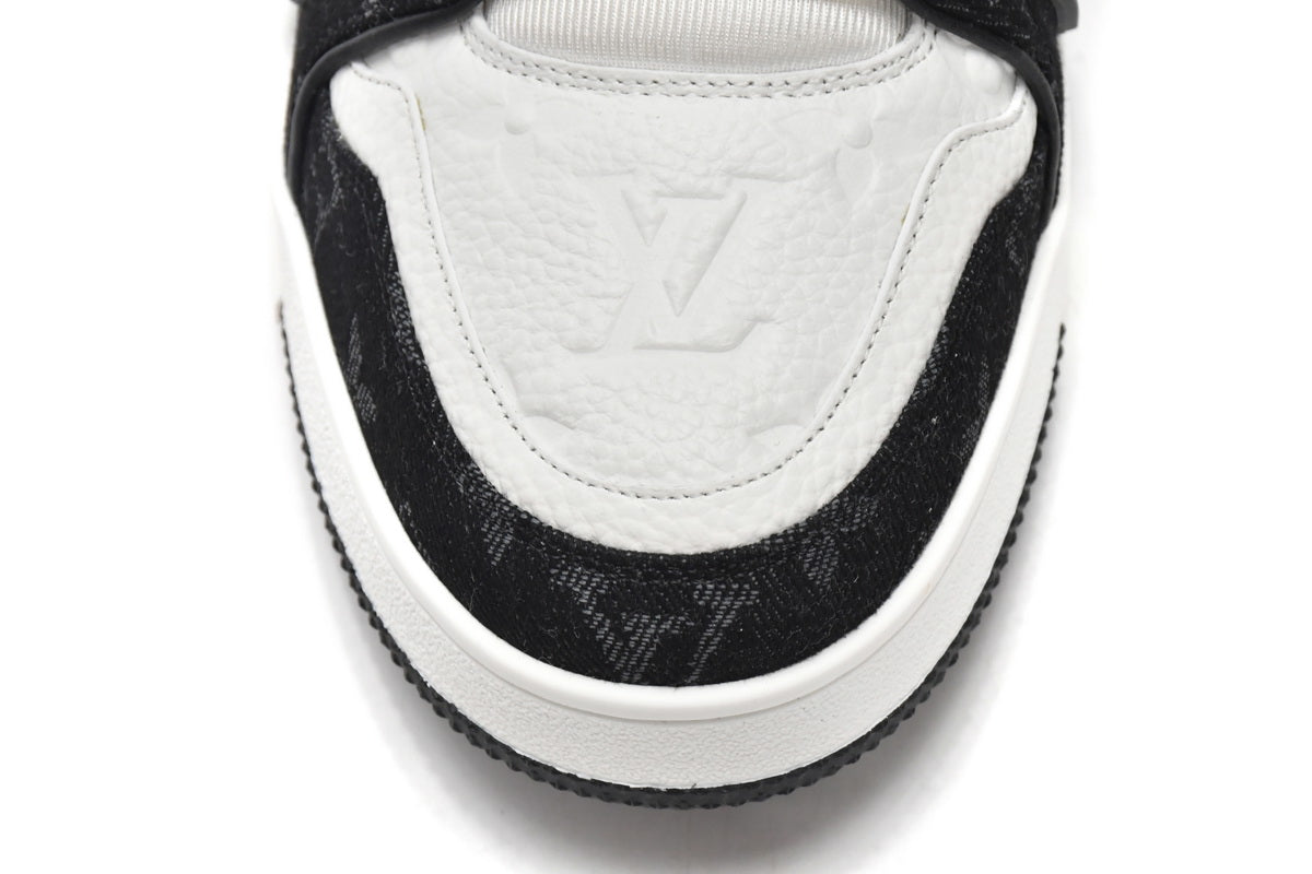 Louis Vuitton Trainer White Black - Luxe Premium Brazil