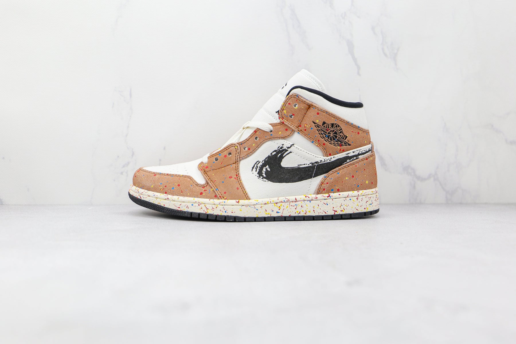Jordan 1 Mid SE Brushstroke - Luxe Premium Brazil
