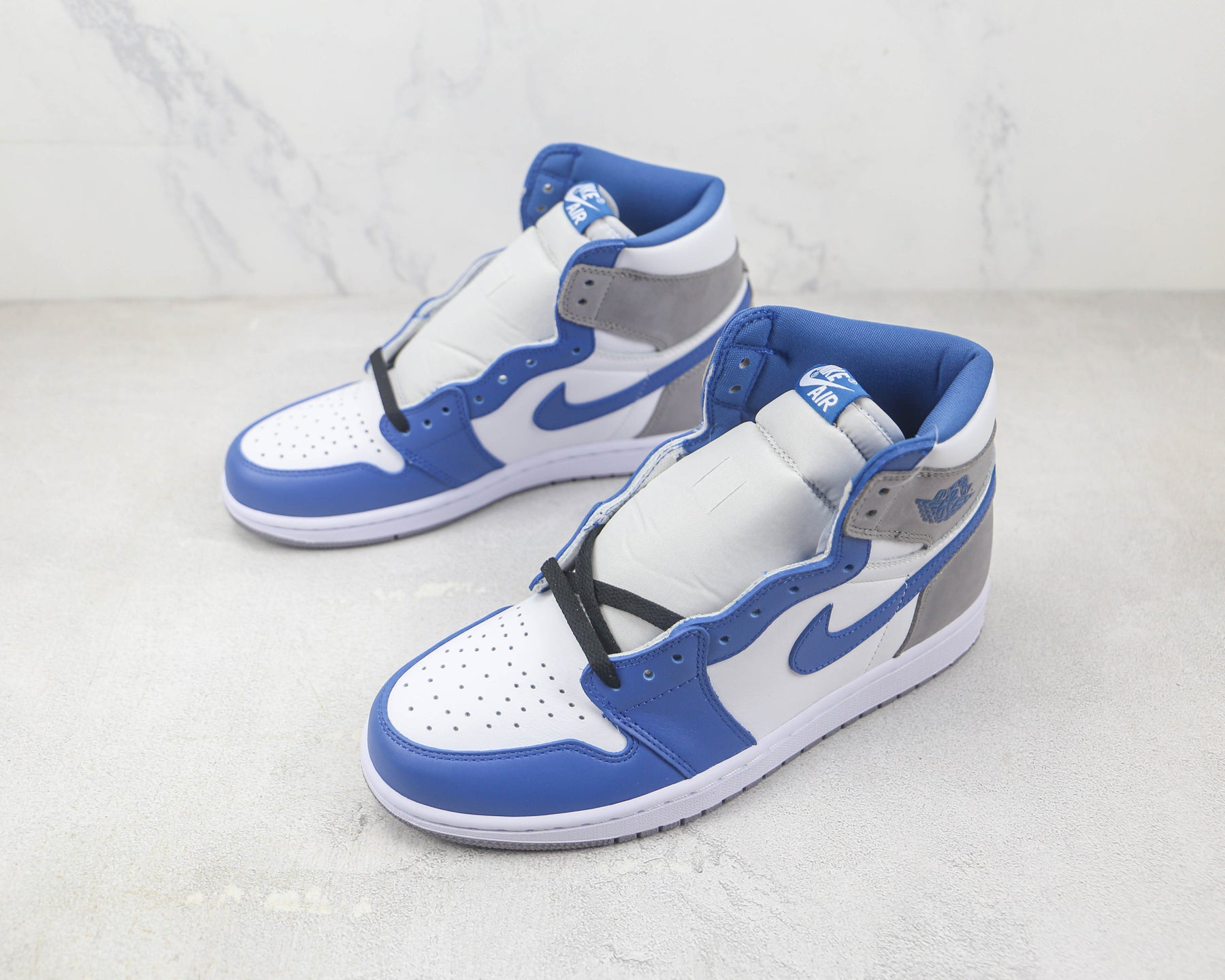 Jordan 1 Retro High True Blue Luxe Premium Brazil