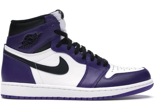 Jordan 1 Retro High Court Purple White Luxe Premium Brazil
