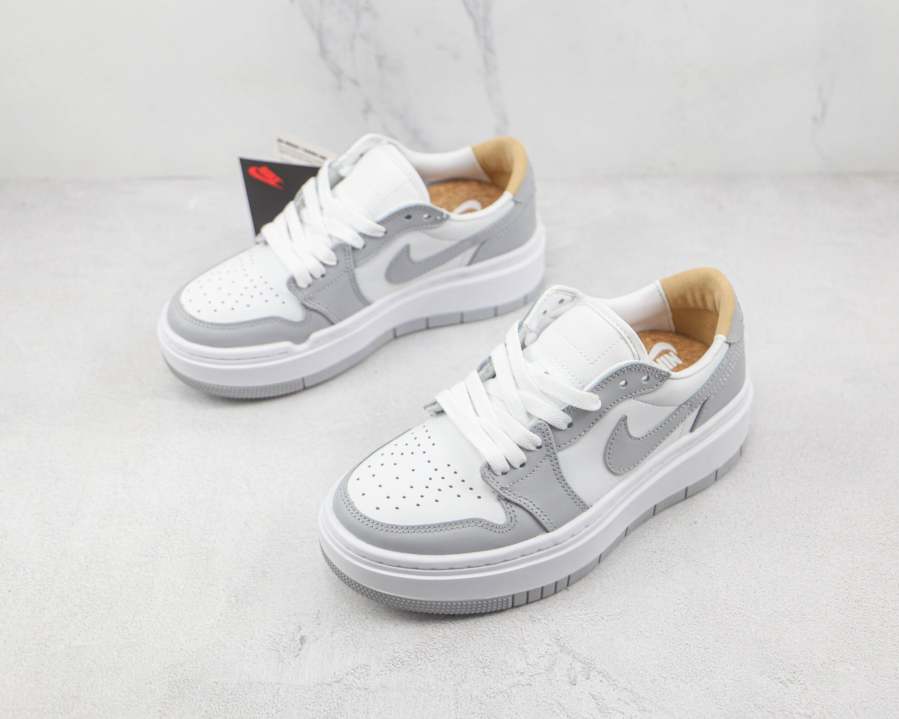 Jordan 1 Elevate Low Wolf Grey Luxe Premium Brazil