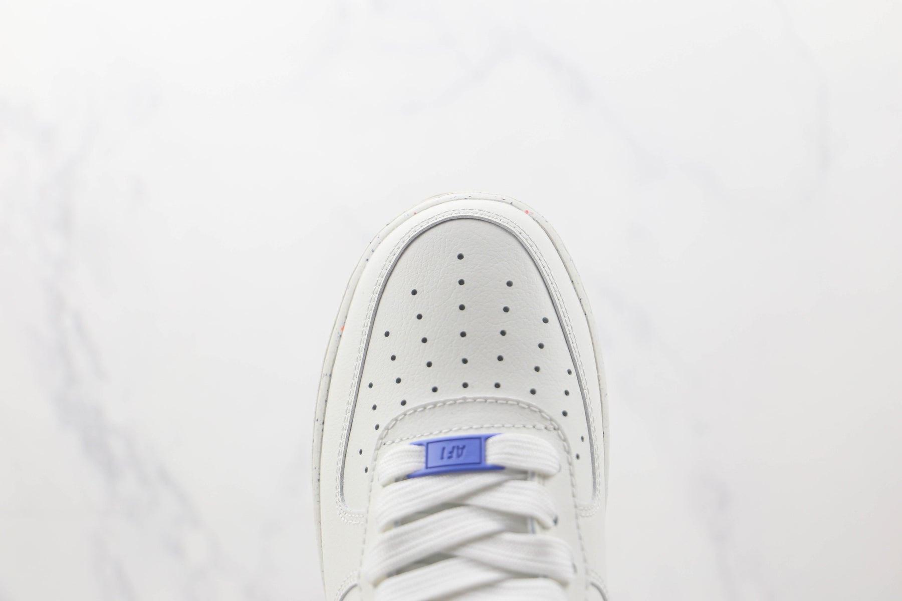 Nike Air Force 1 82 Double Swoosh White Médium Blue My Store