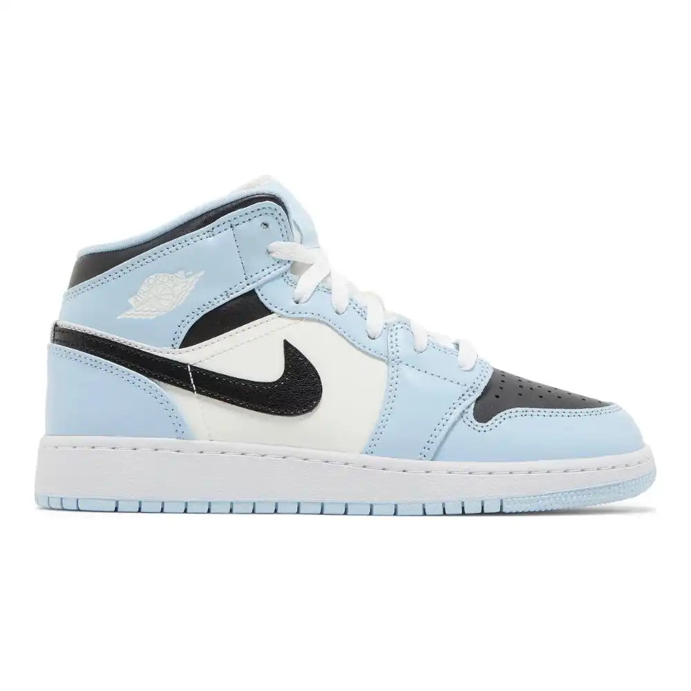 Jordan 1 Mid Ice Blue (2022) - Luxe Premium Brazil