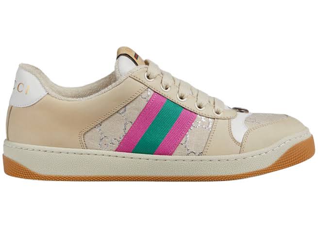 Gucci Screener Cream Leather - Luxe Premium Brazil
