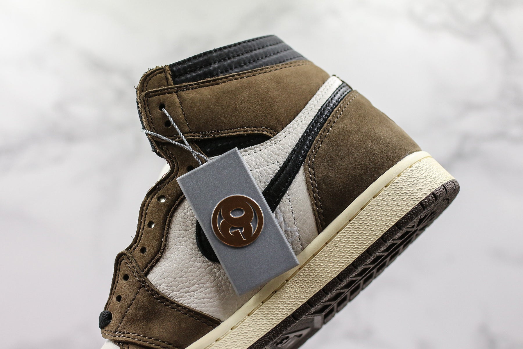 Jordan 1 Retro High Travis Scott Mocha Luxe Premium Brazil