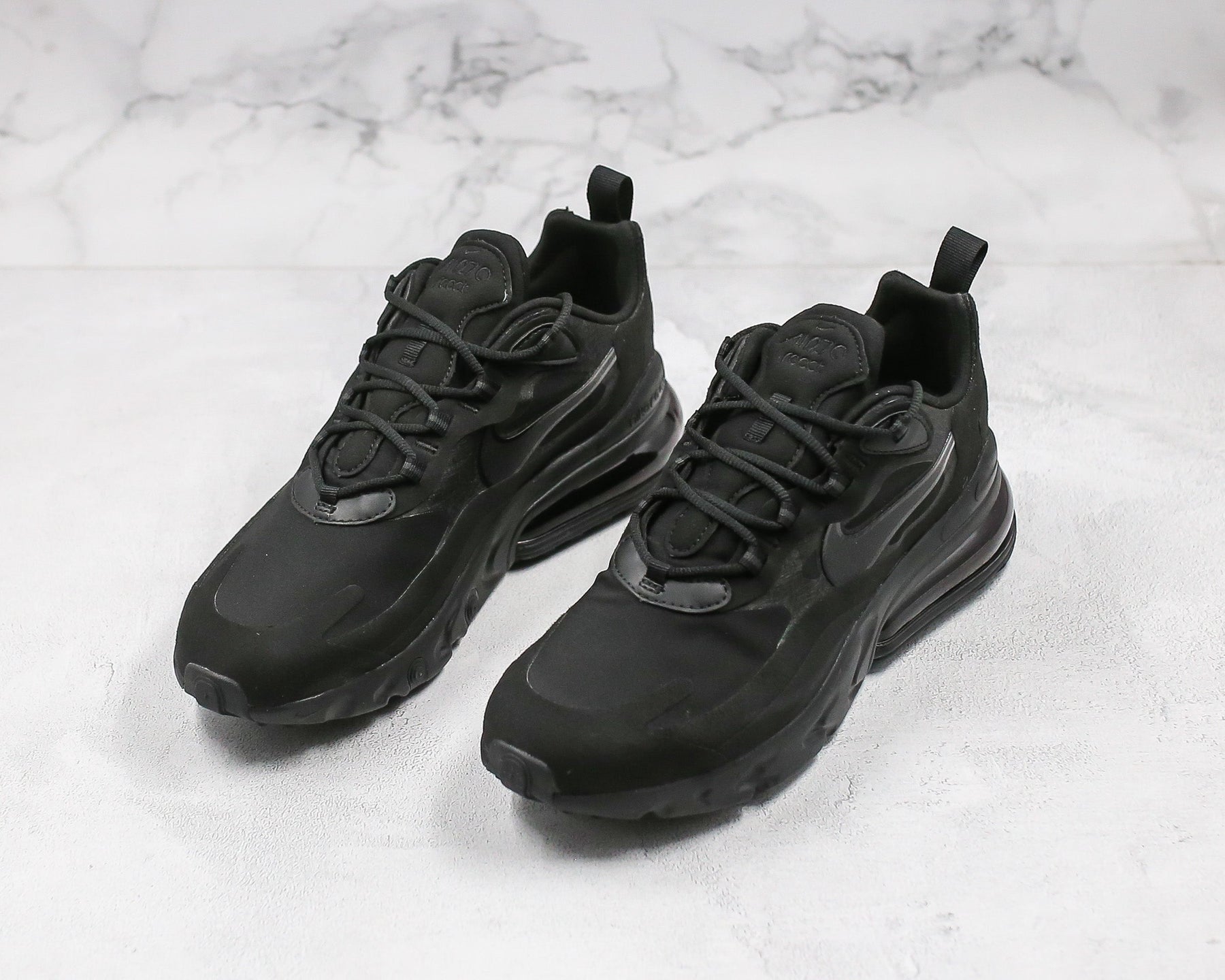 Nike Air Max 270 React Triple Black My Store