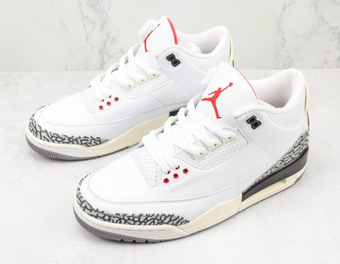 Jordan 3 Retro White Cement Reimagined - Luxe Premium Brazil