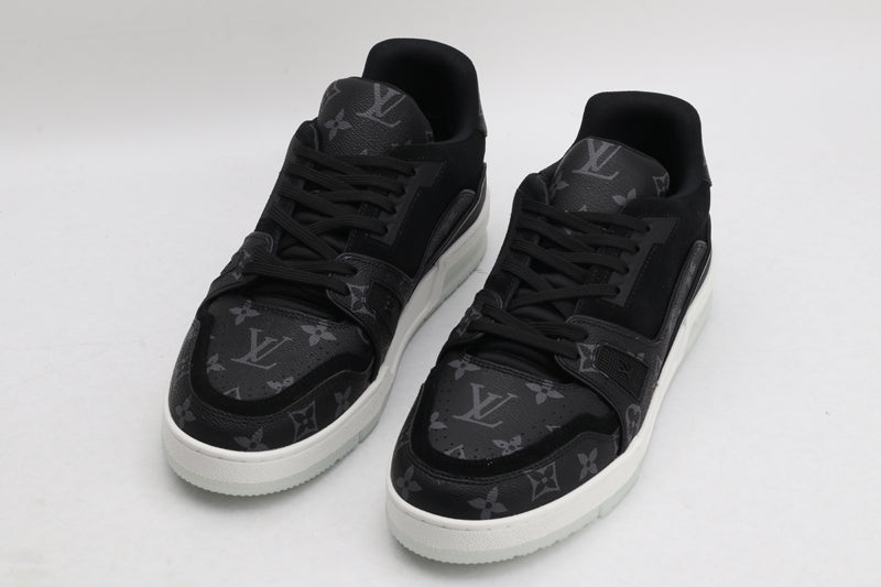 Louis Vuitton Trainer Black Monogram - Luxe Premium Brazil