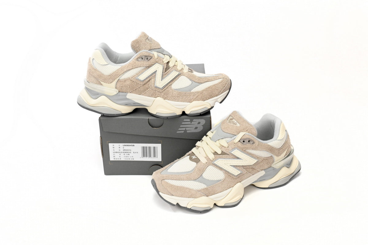 New Balance 9060 Driftwood Stone Pink Sea Salt - Luxe Premium Brazil