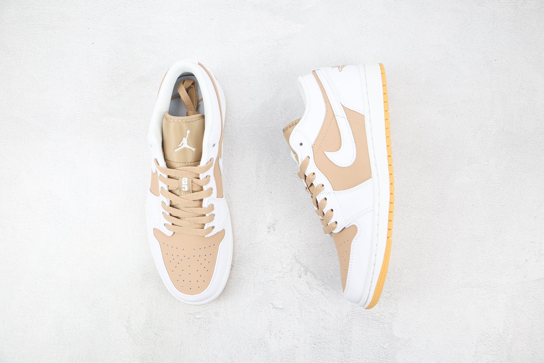 Jordan 1 Low Hemp White Luxe Premium Brazil