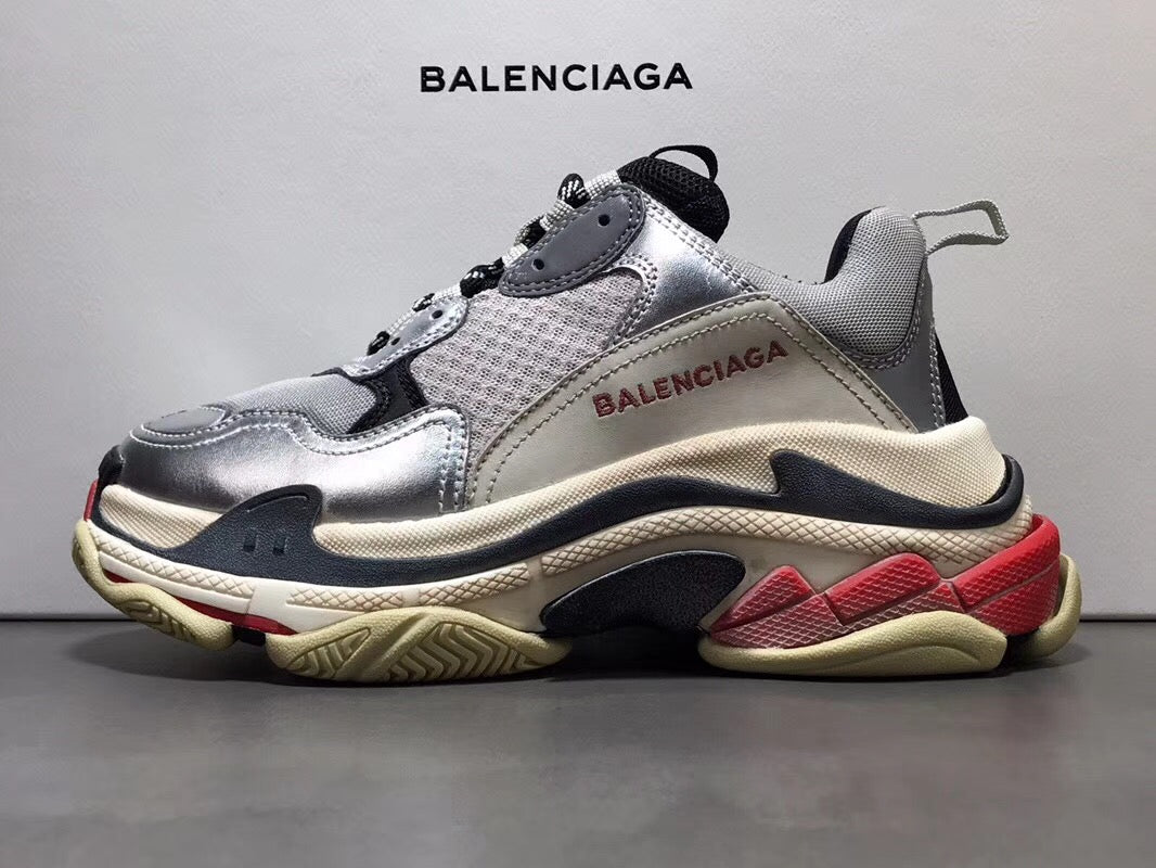 Balenciaga Triple S Silver Black 2019 - Luxe Premium Brazil