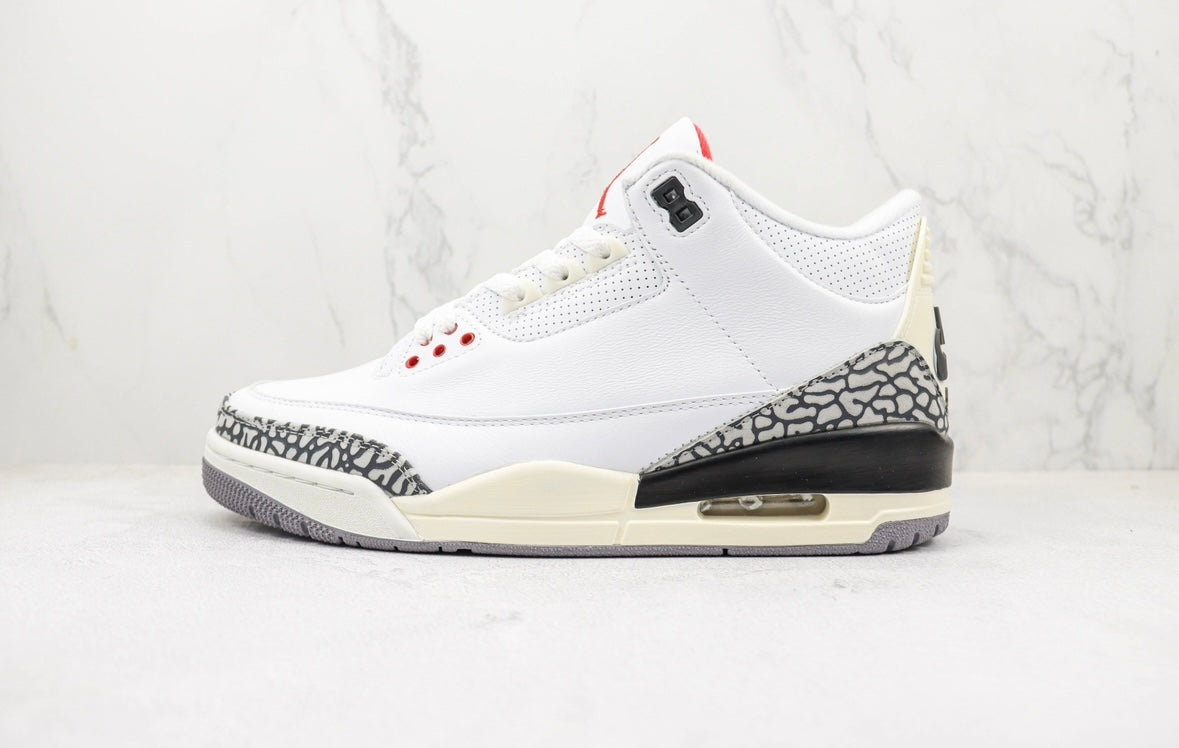 Jordan 3 Retro White Cement Reimagined - Luxe Premium Brazil