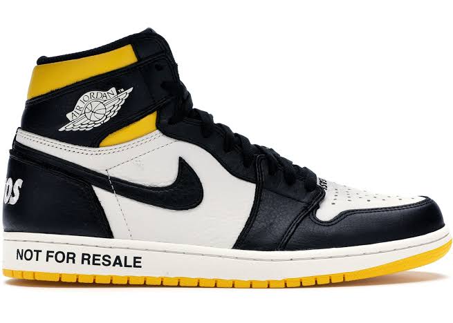 Jordan 1 Retro High "Not for Resale" Varsity Maize Luxe Premium Brazil