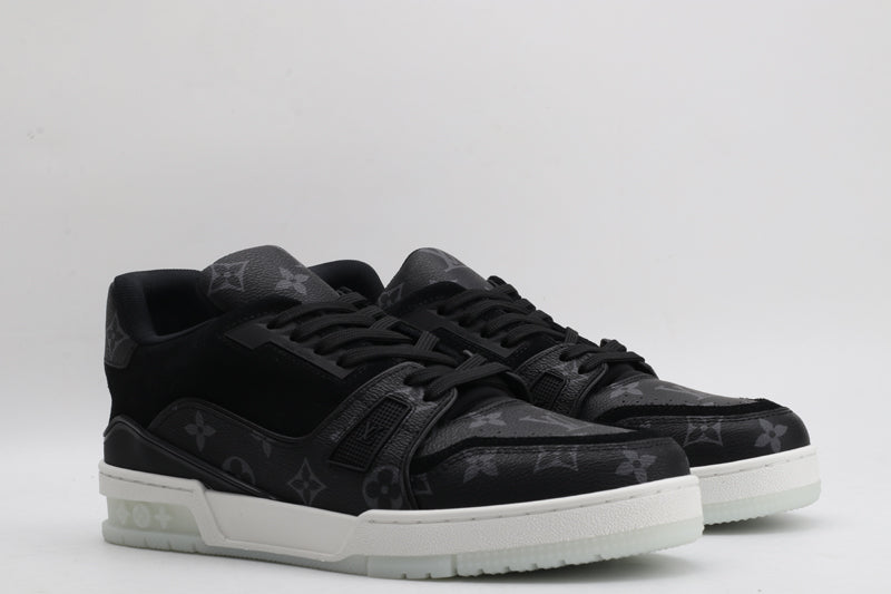 Louis Vuitton Trainer Black Monogram - Luxe Premium Brazil