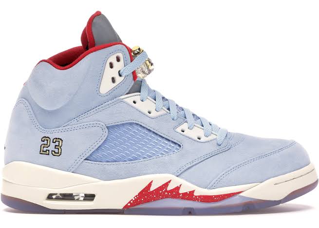 Jordan 5 Retro Trophy Room Ice Blue - Luxe Premium Brazil