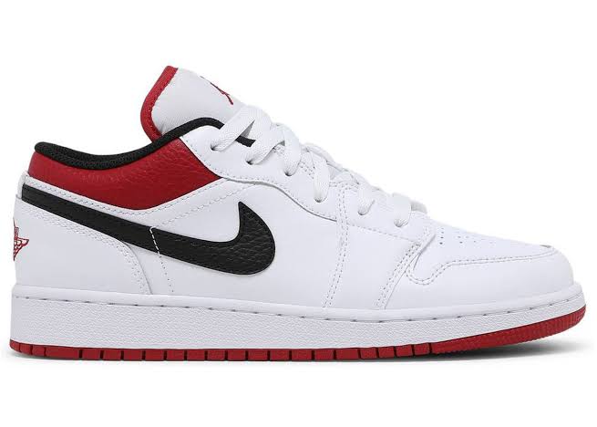 Jordan 1 Low White Gym Red Luxe Premium Brazil