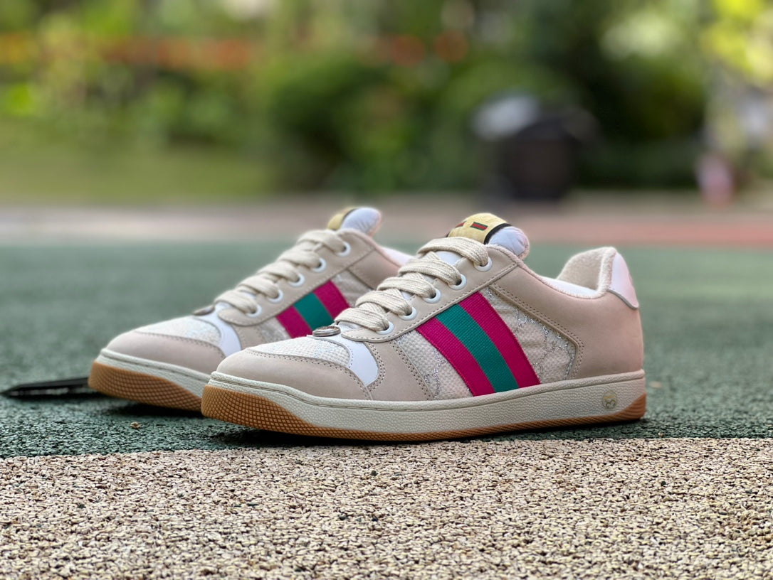 Gucci Screener Cream Leather - Luxe Premium Brazil