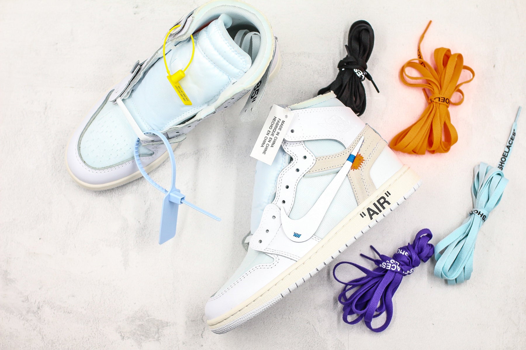 Nike Jordan 1 Retro High x Off White White - Luxe Premium Brazil
