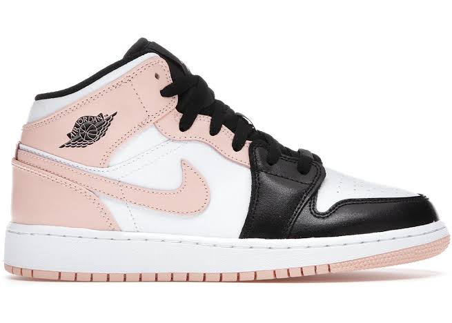 Jordan 1 Mid Arctic Orange Black Toe (GS) - Luxe Premium Brazil