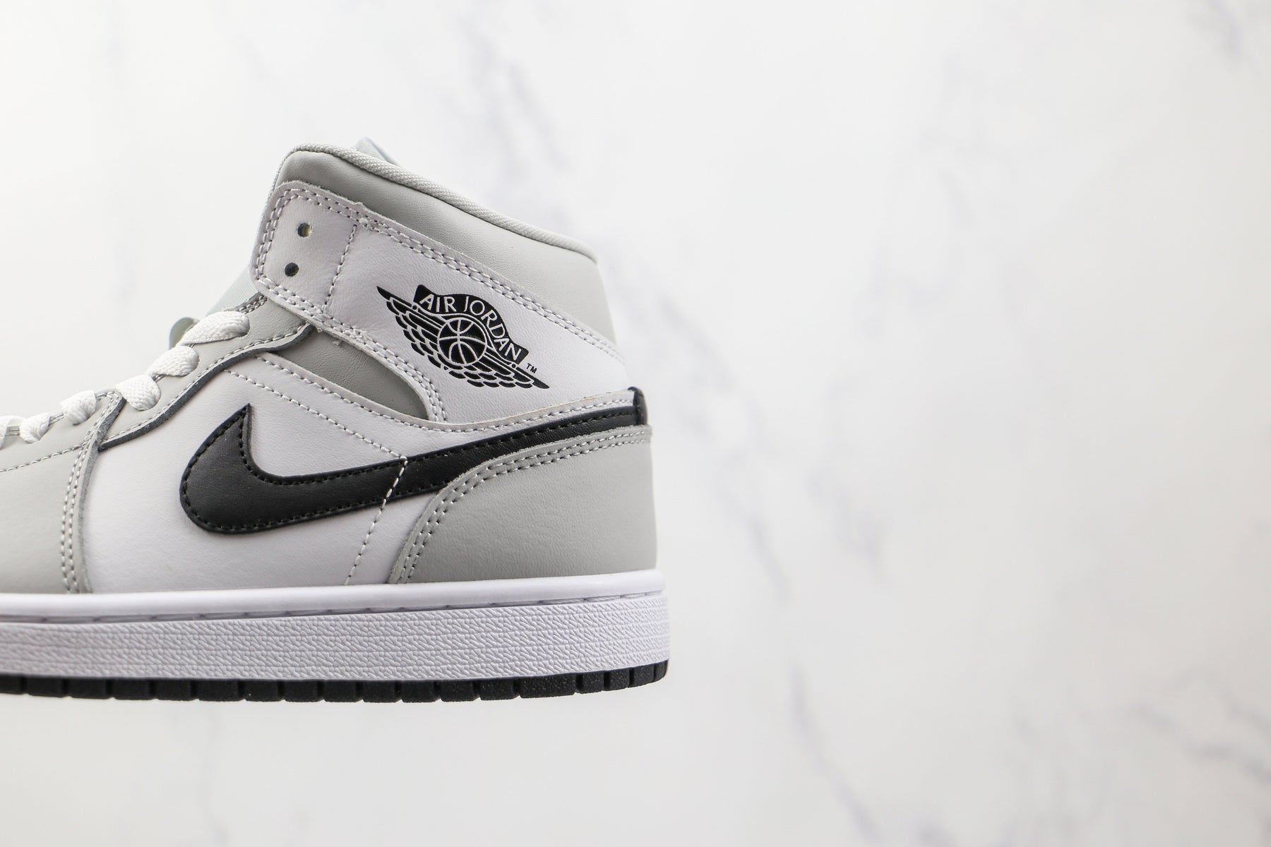 Jordan 1 Mid Light Smoke Grey Luxe Premium Brazil