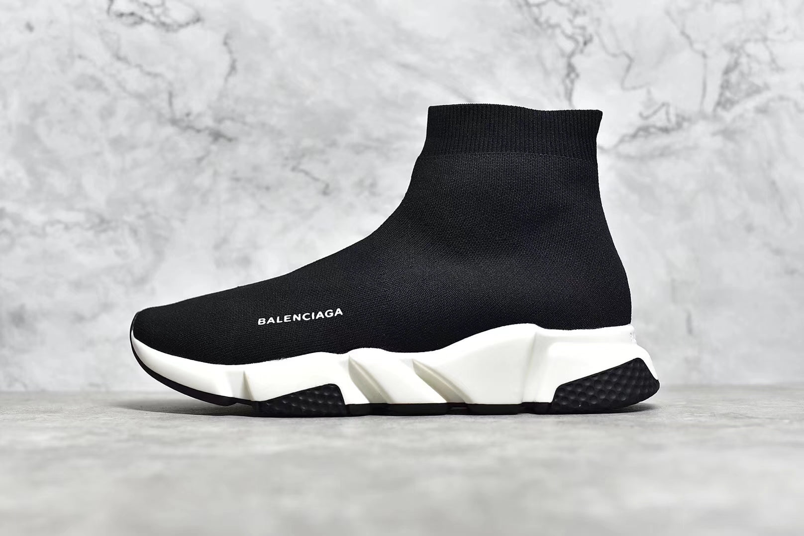 Balenciaga Speed Recycled Black White - Luxe Premium Brazil