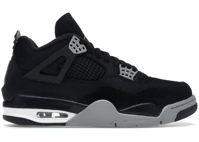 Jordan 4 Retro SE Black Canvas - Luxe Premium Brazil