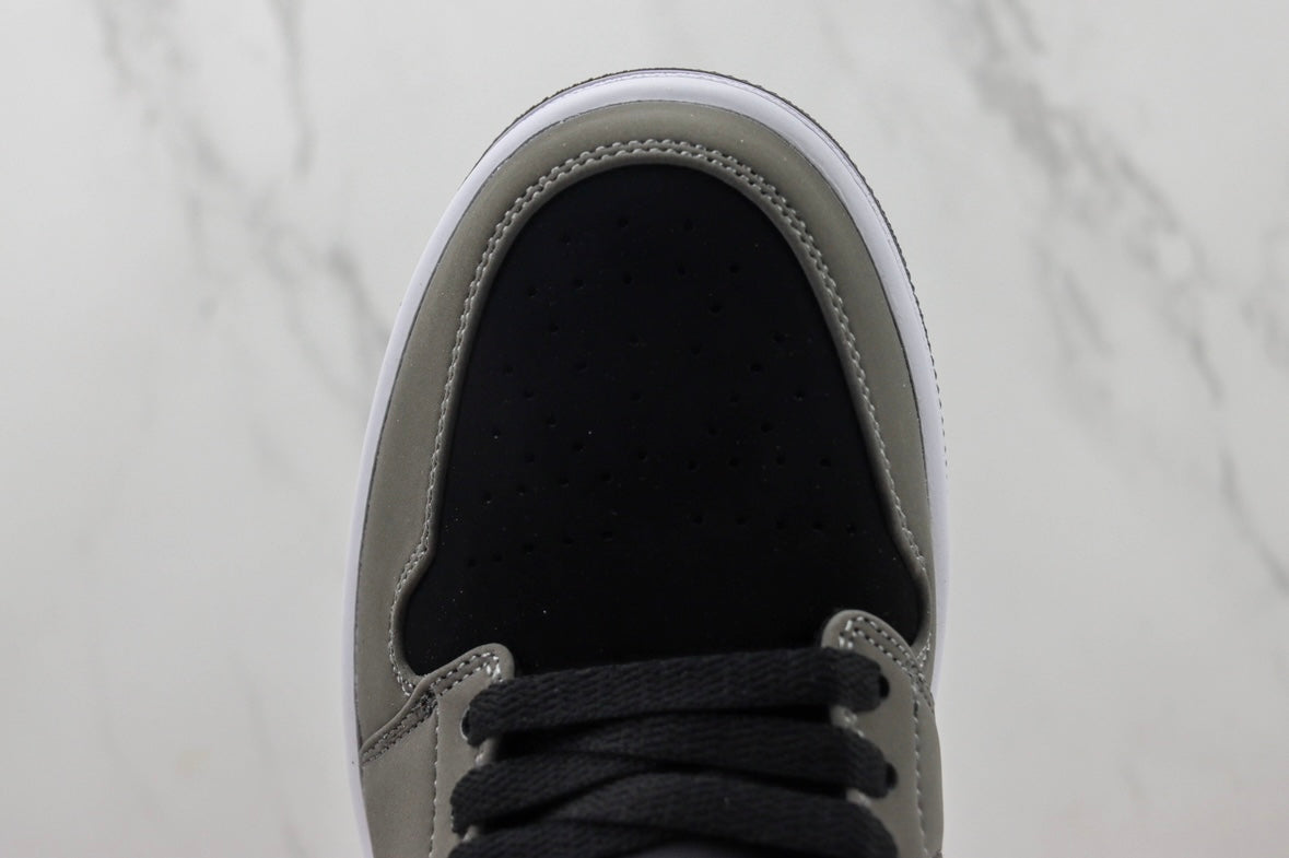 Jordan 1 Low Graphite Vivid Orange Luxe Premium Brazil