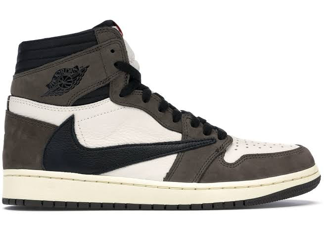 Jordan 1 Retro High Travis Scott Mocha Luxe Premium Brazil