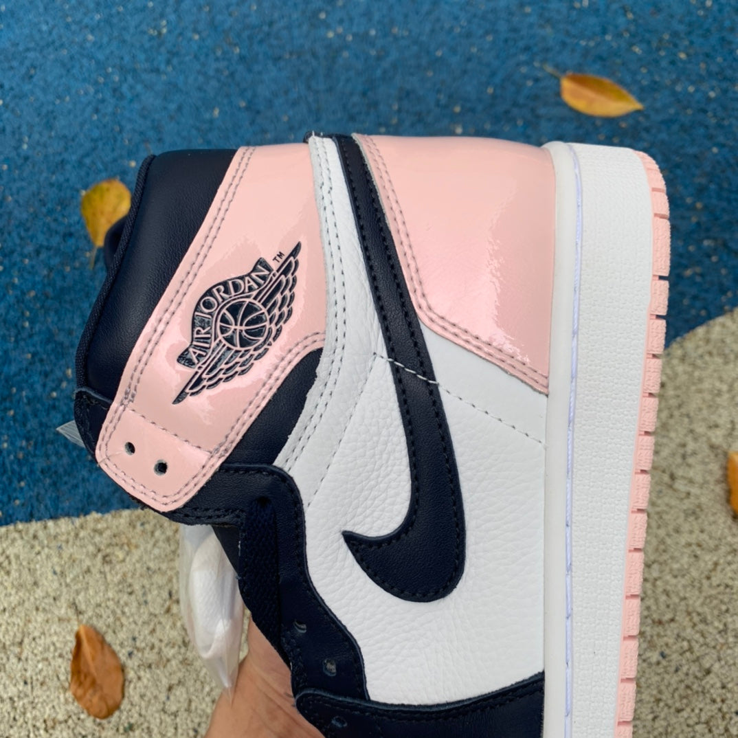 Jordan 1 Retro High Atmosphere Bubble Gum Luxe Premium Brazil