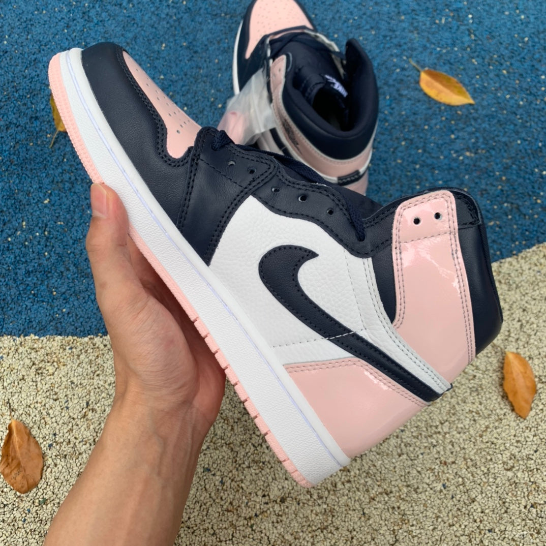 Jordan 1 Retro High Atmosphere Bubble Gum Luxe Premium Brazil
