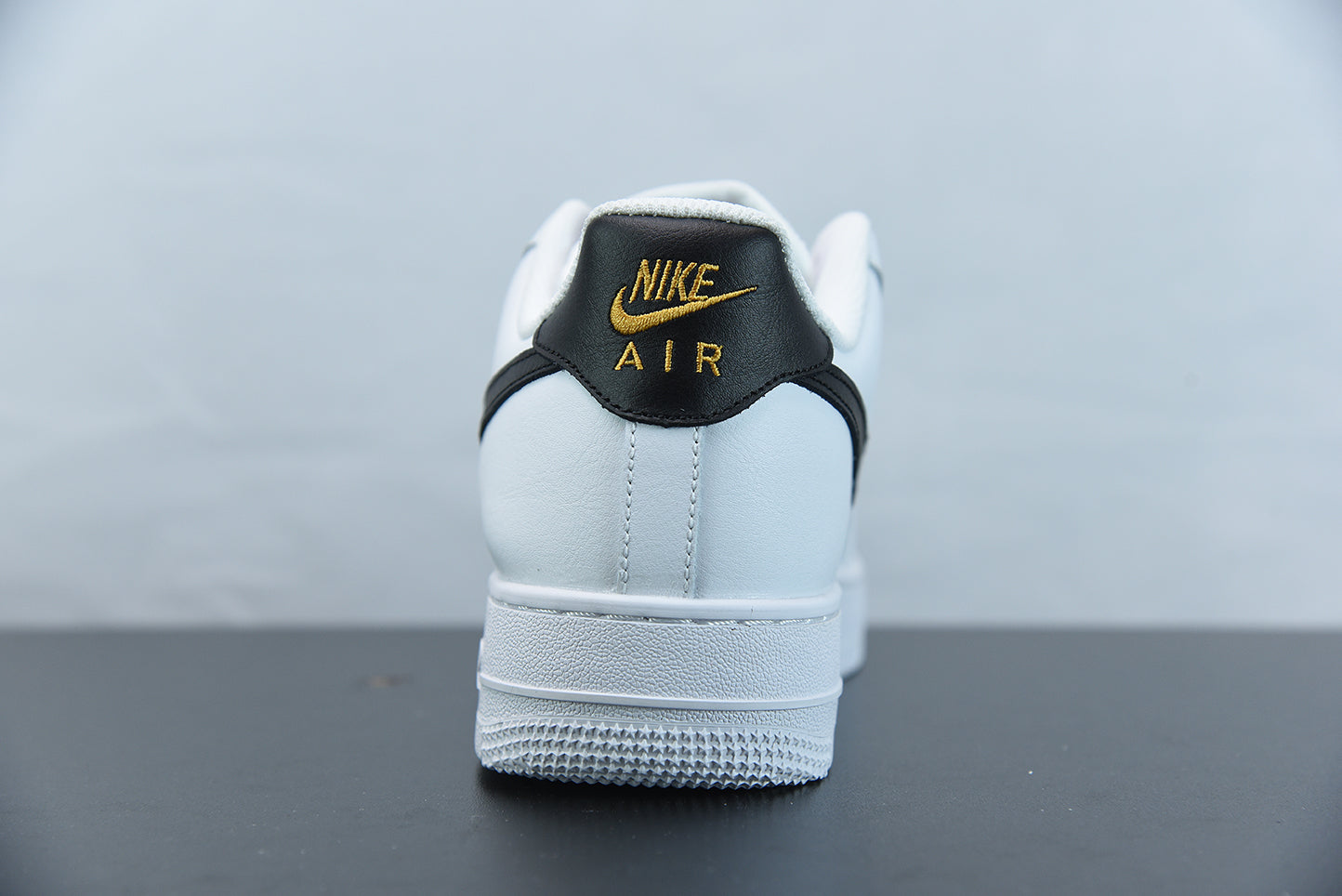 Nike Air Force 1 Essential White Black Gold My Store