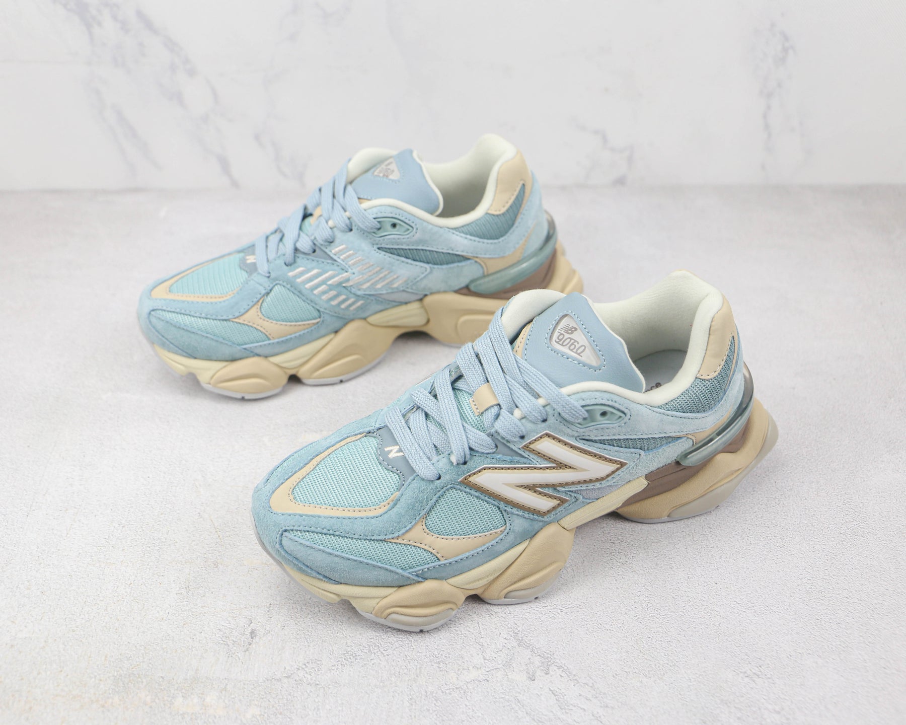 New Balance 9060 Blue Hazer - Luxe Premium Brazil