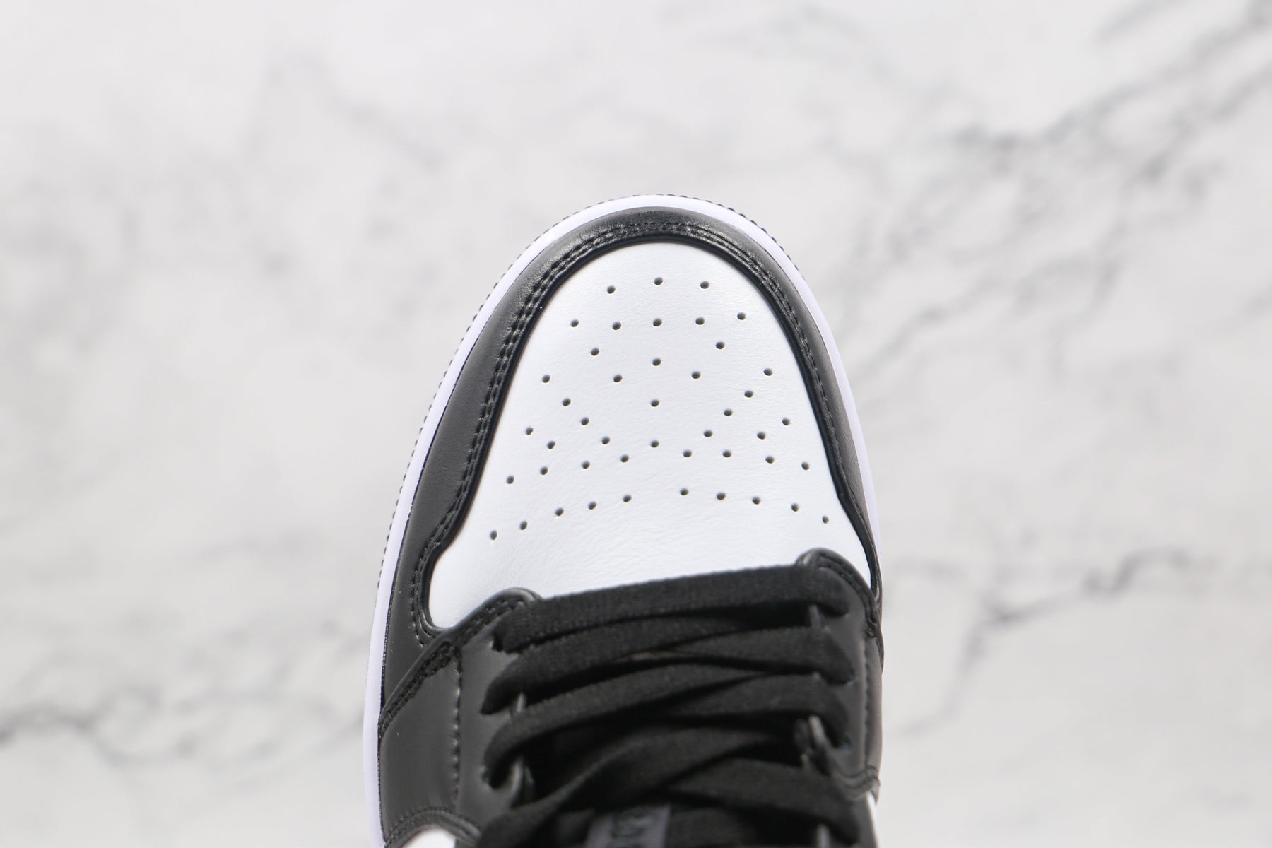 Jordan 1 Low Black White Grey Luxe Premium Brazil