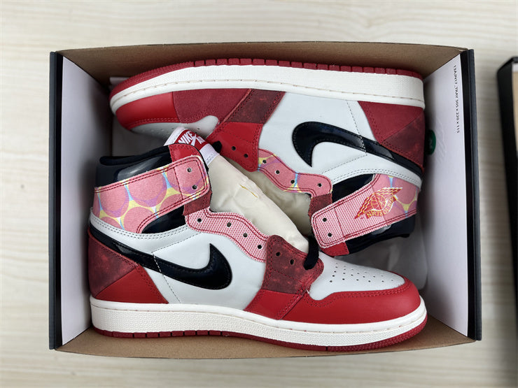 Jordan 1 High Spider Man Across The Spider Verse Luxe Premium Brazil