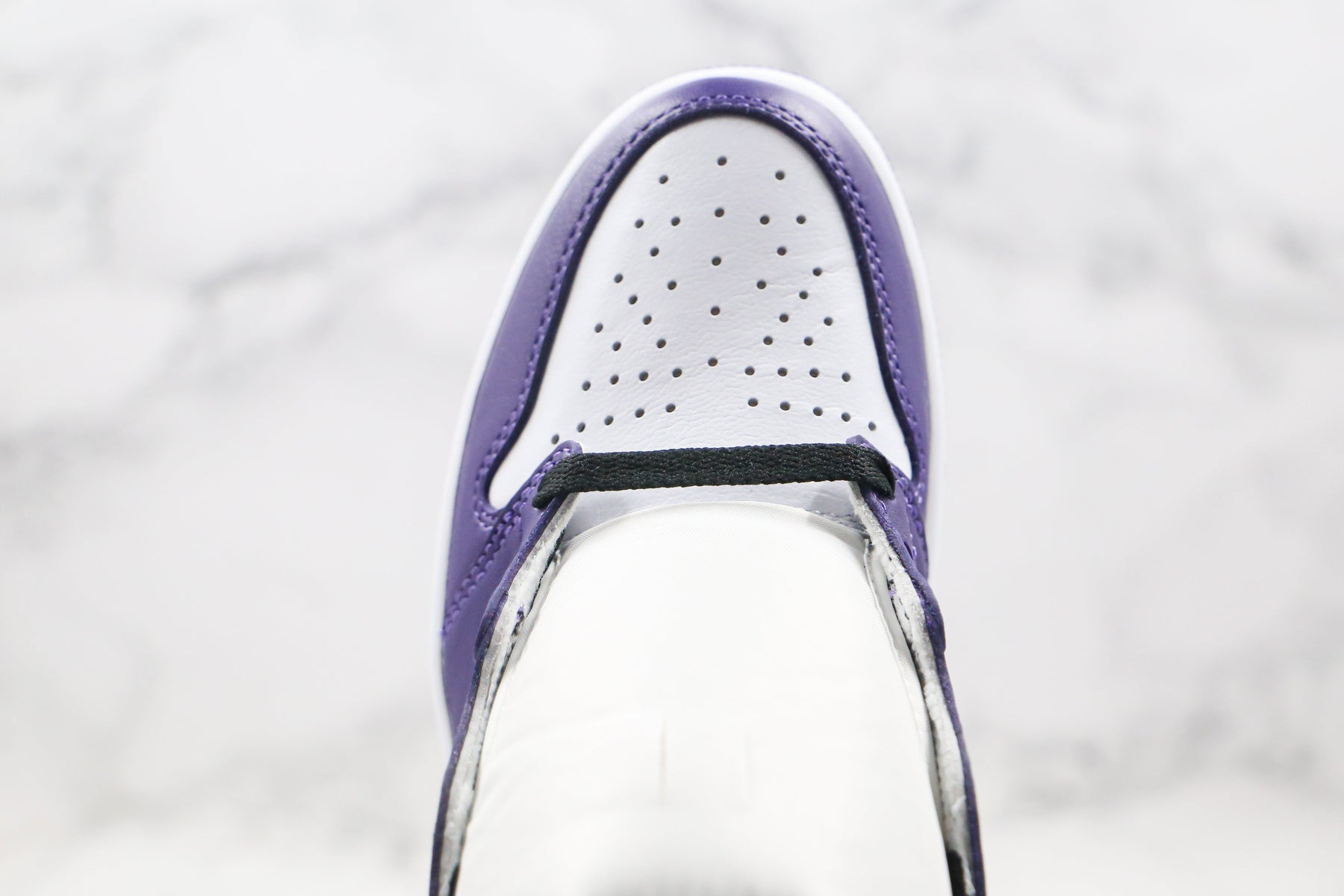 Jordan 1 Retro High Court Purple White Luxe Premium Brazil