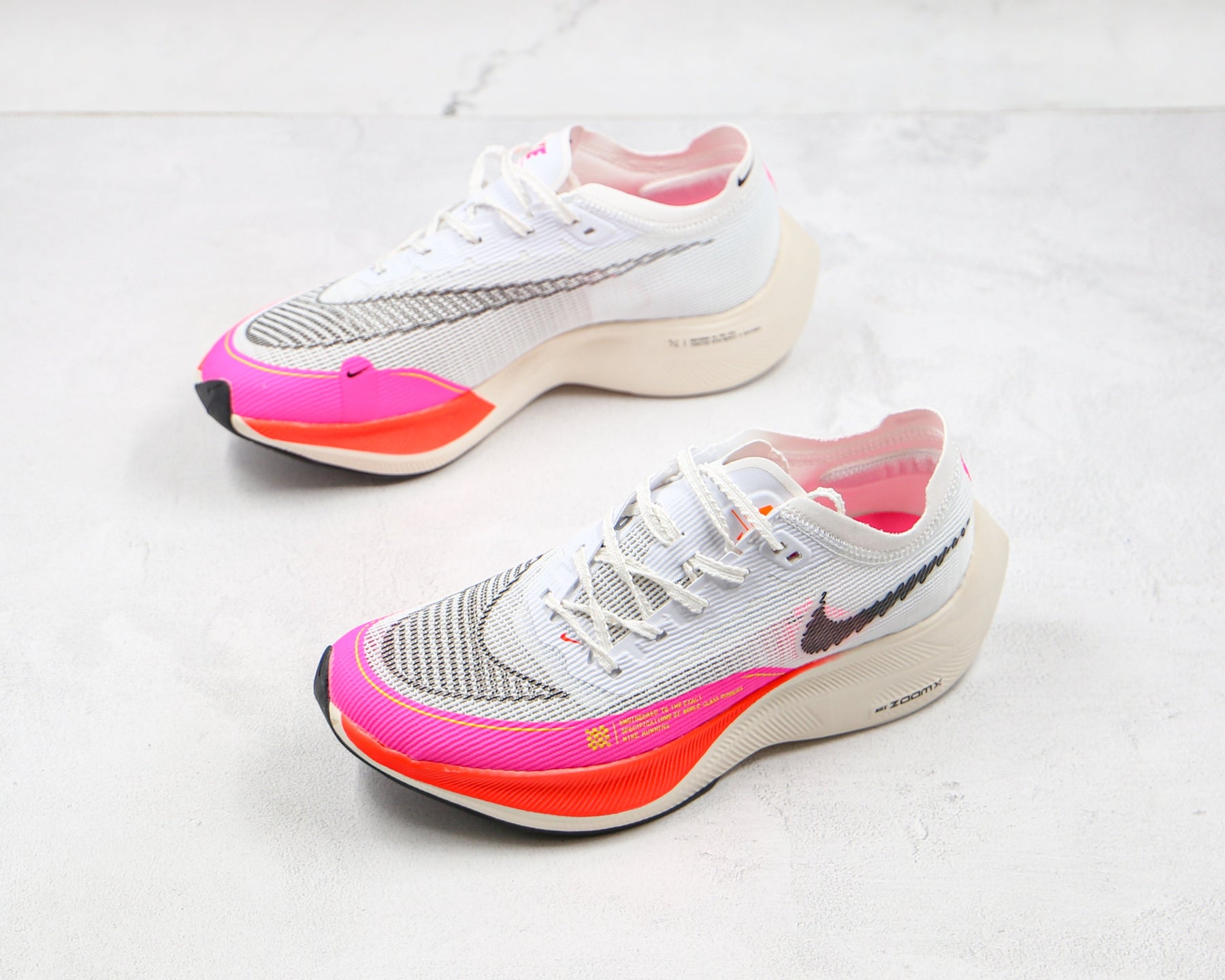 Nike ZoomX Vaporfly Next% 2 White Pink Luxe Premium Brazil