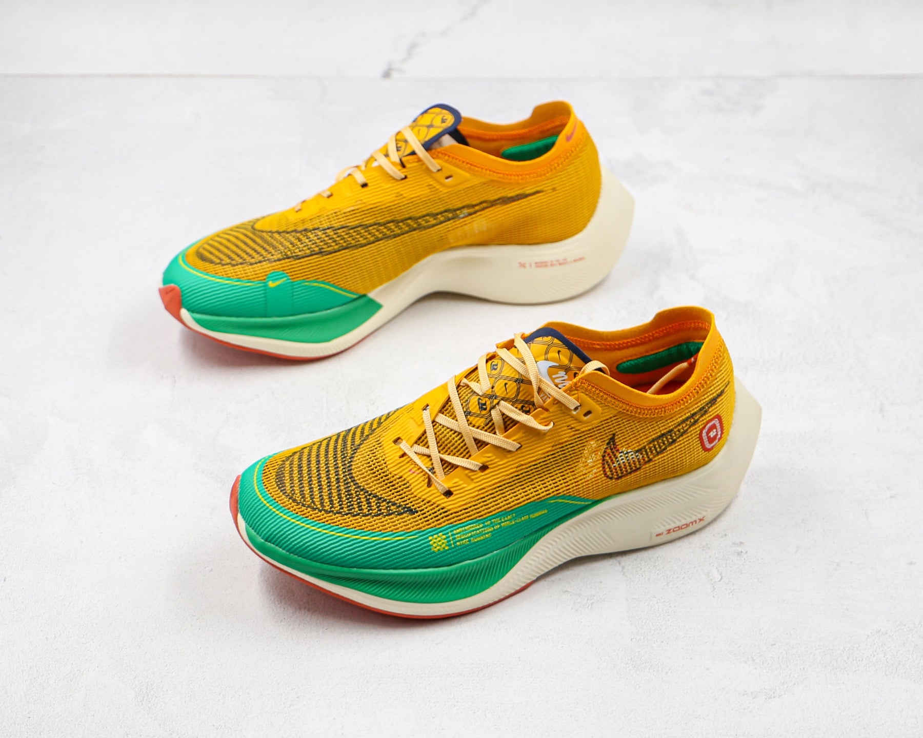 Nike Zoom X Vaporfly Next% 2 Dark Sulfur Stadium Green Luxe Premium Brazil