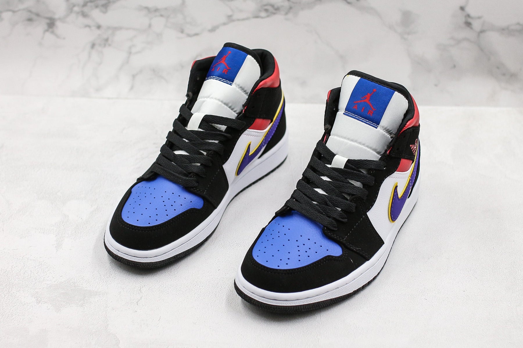 Jordan 1 Mid Lakers Top 3 - Luxe Premium Brazil