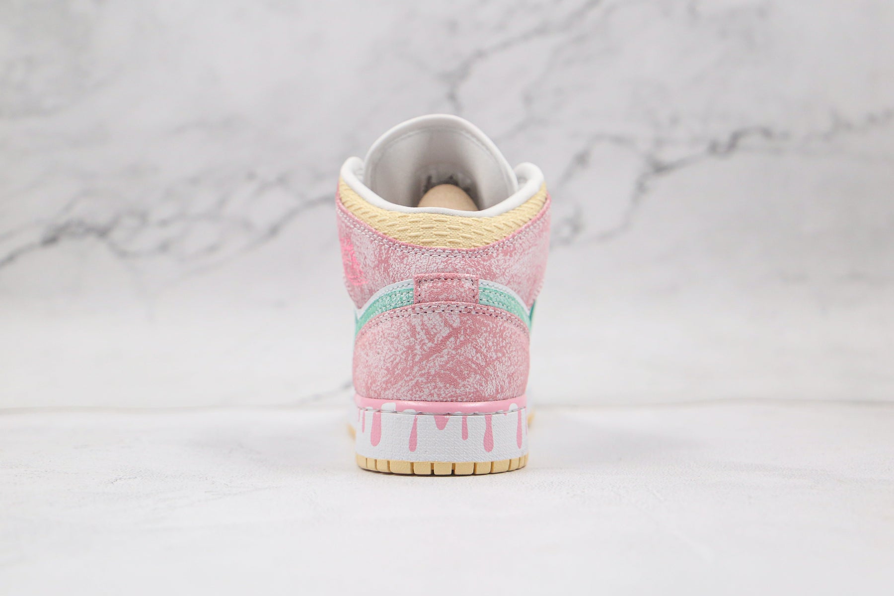 Jordan 1 Mid Paint Drip Luxe Premium Brazil