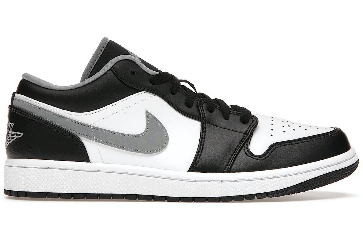Jordan 1 Low Black White Grey Luxe Premium Brazil