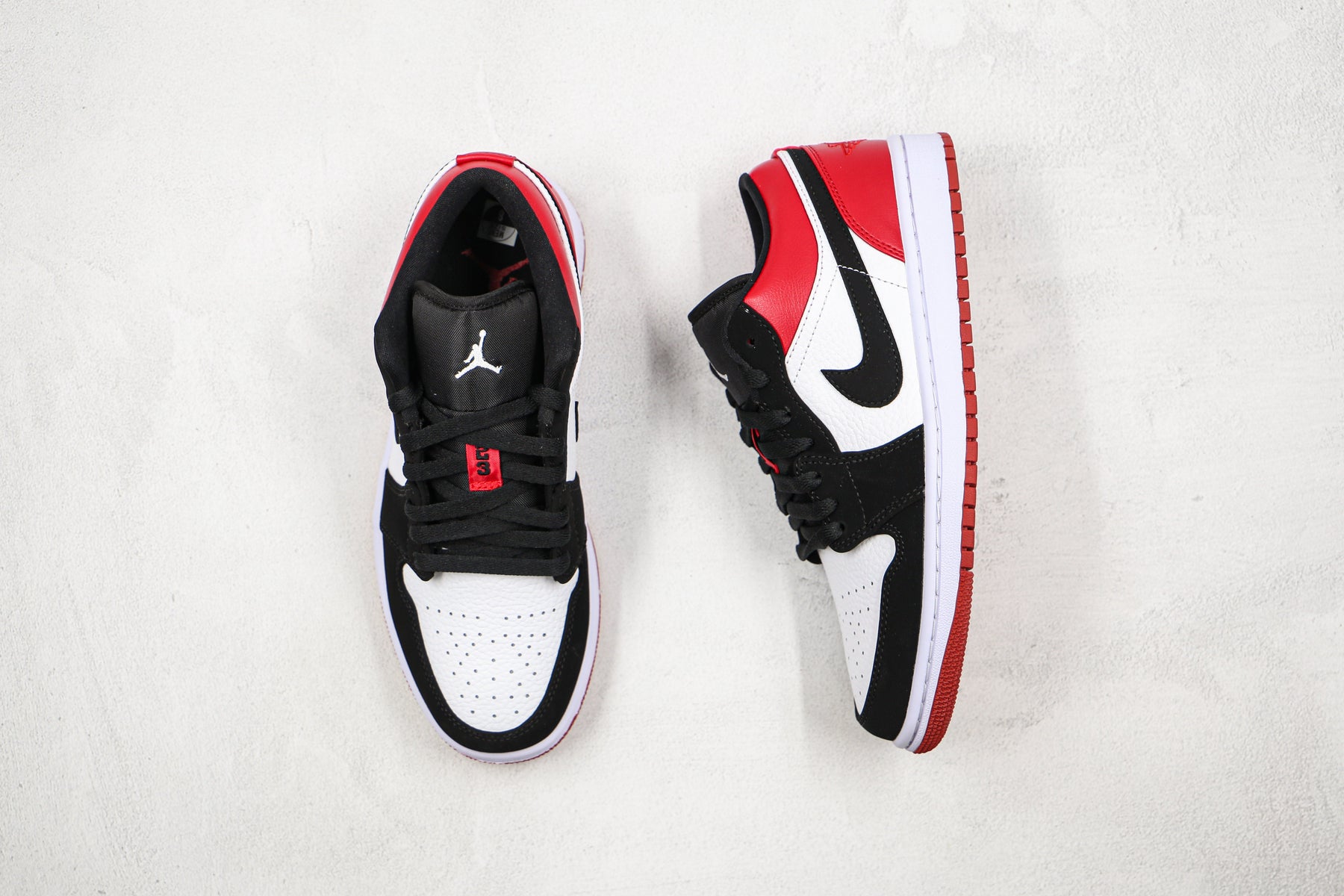 Jordan 1 Low Black Toe Luxe Premium Brazil