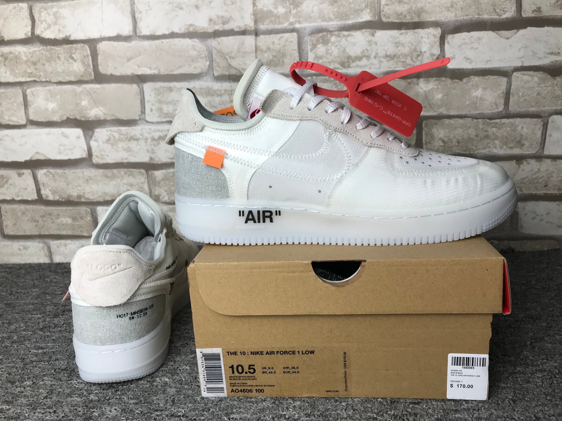 Nike Air force 1 Low Off White White My Store