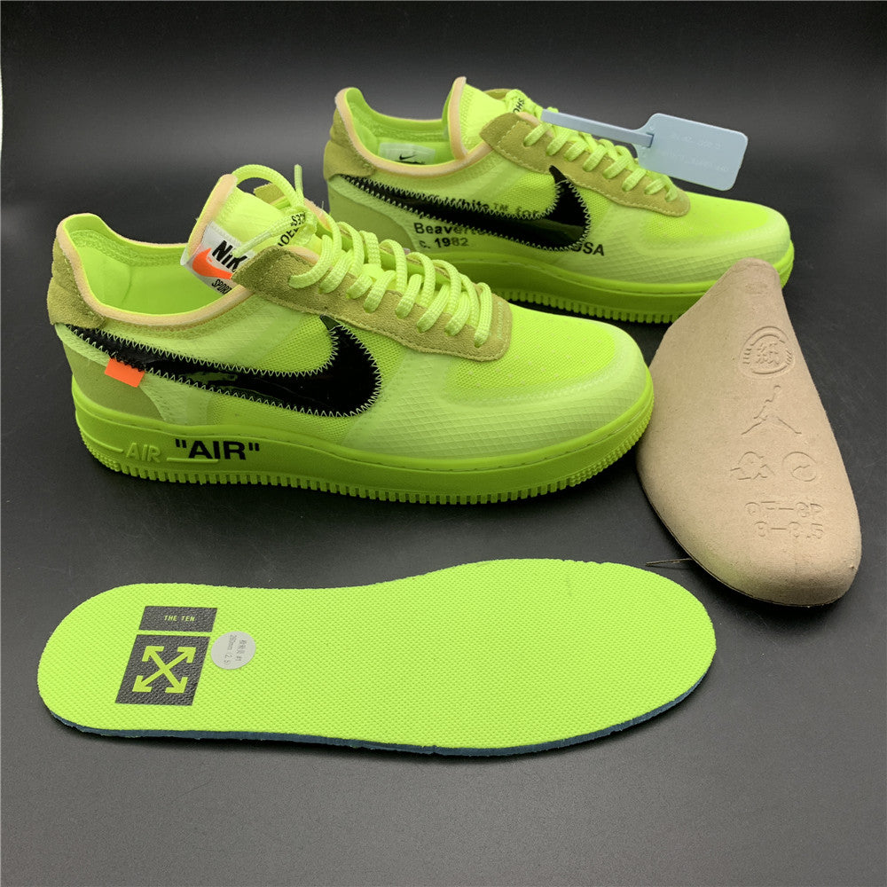 Nike Air force 1 Low Off White Volt My Store