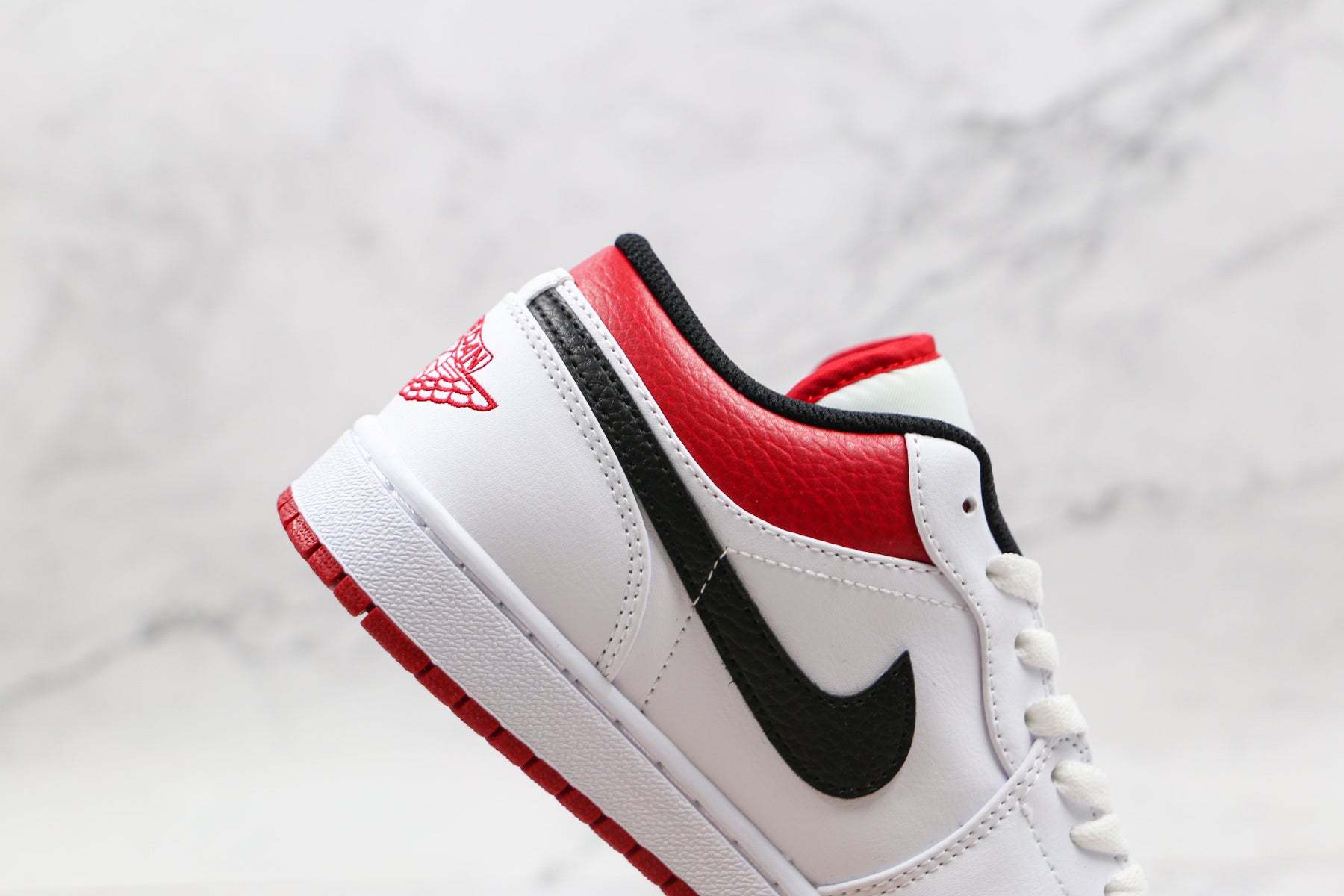 Jordan 1 Low White Gym Red Luxe Premium Brazil