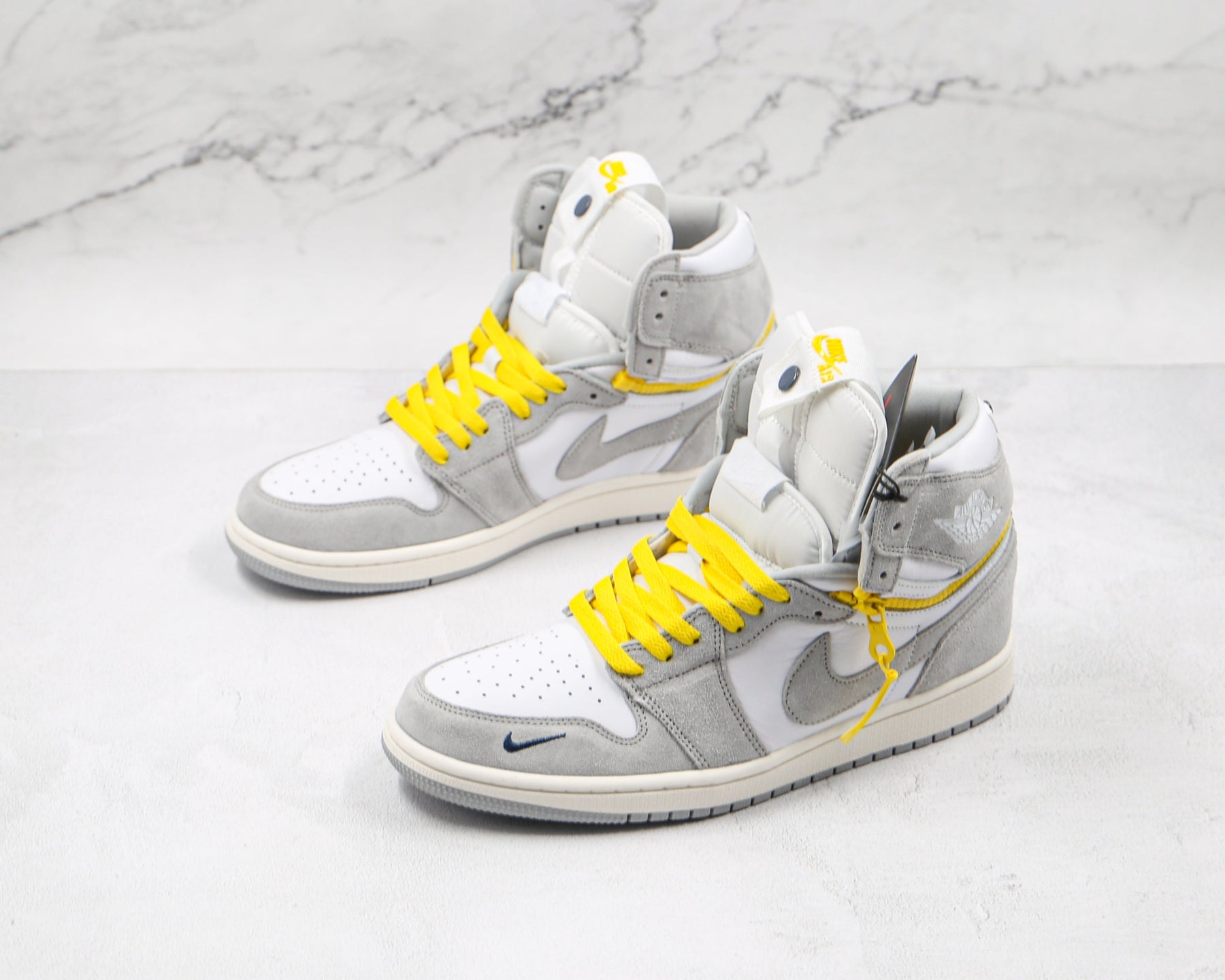 Jordan 1 High Switch Light Smoke Grey Luxe Premium Brazil