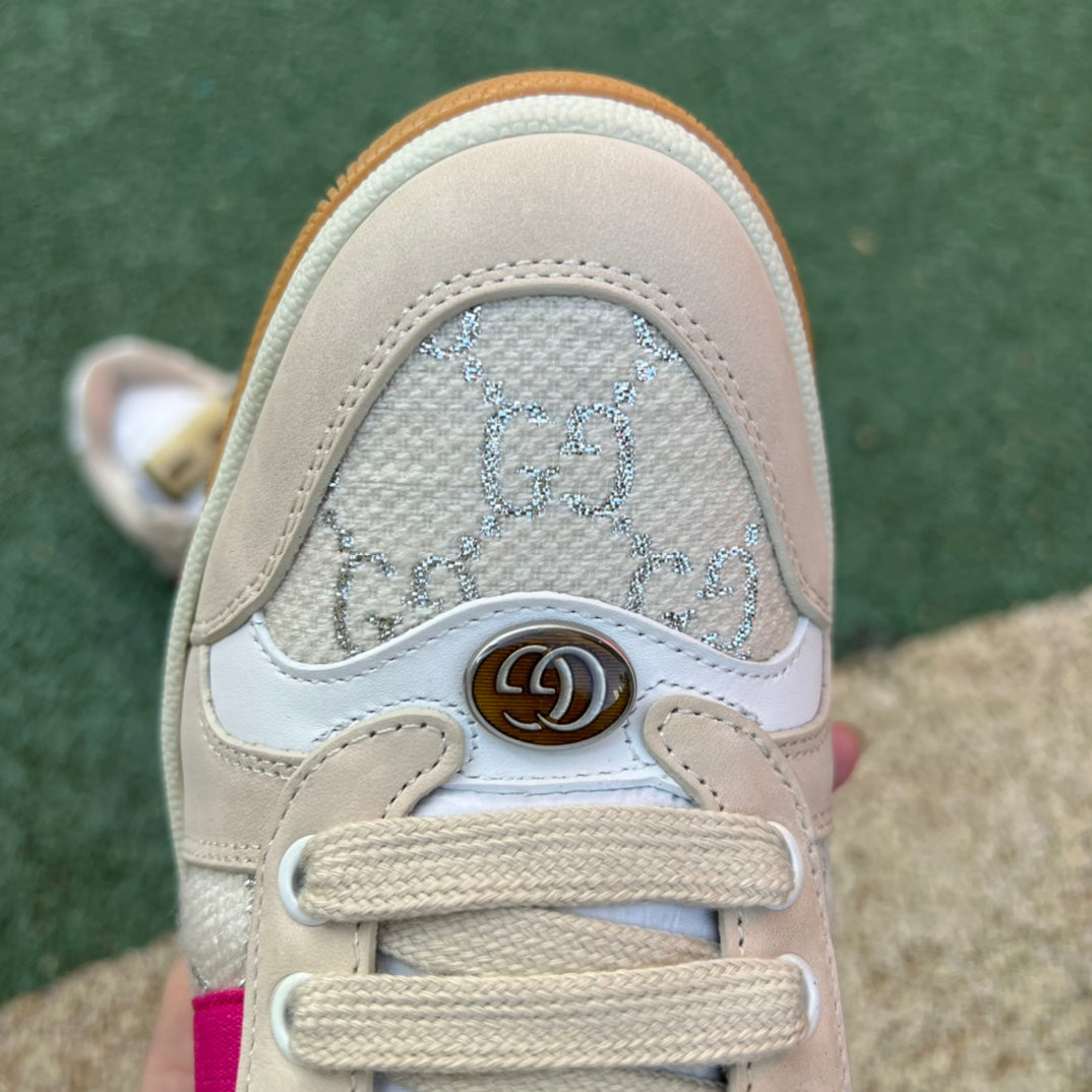 Gucci Screener Cream Leather - Luxe Premium Brazil