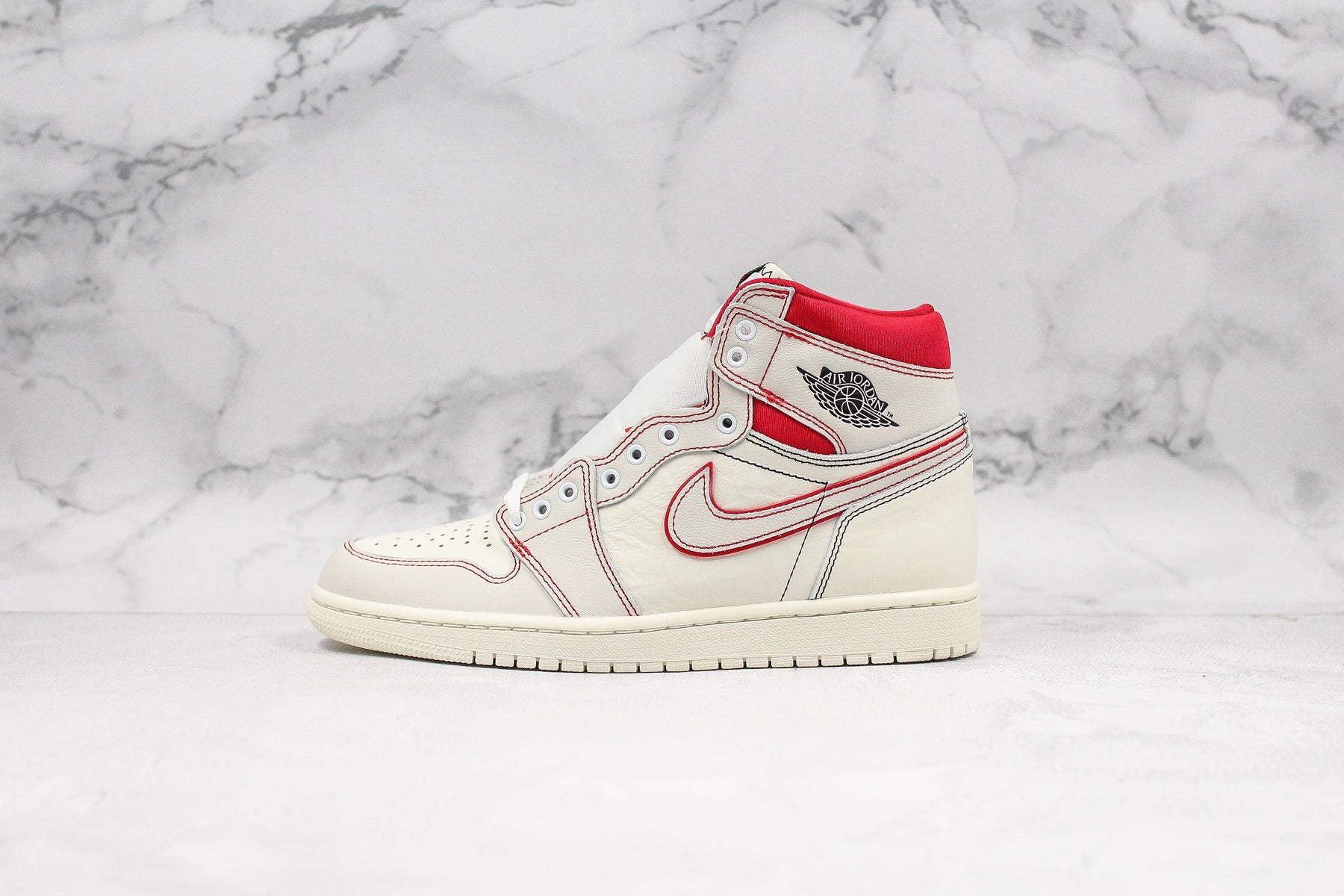 Jordan 1 Retro High Phantom Gym Red - Luxe Premium Brazil