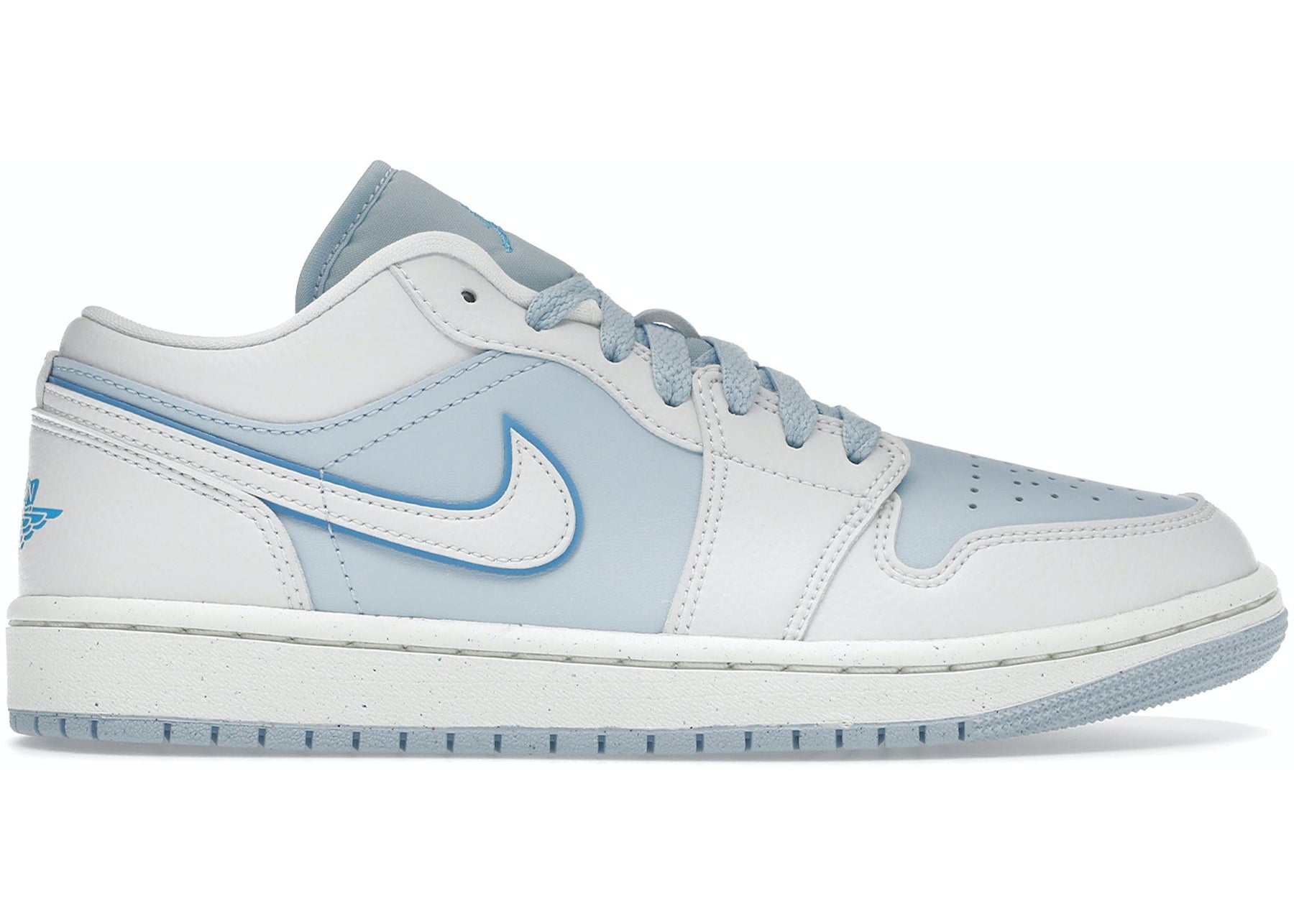 Jordan 1 Low Reverse Ice Blue Luxe Premium Brazil