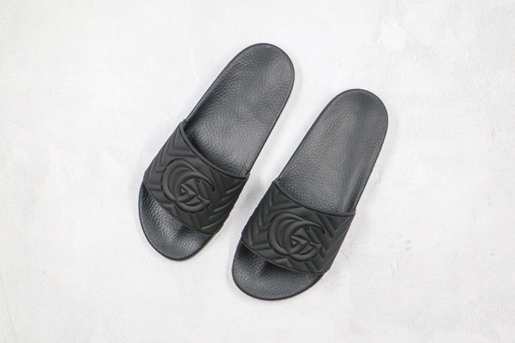 Gucci Matelasse Slide Black - Luxe Premium Brazil