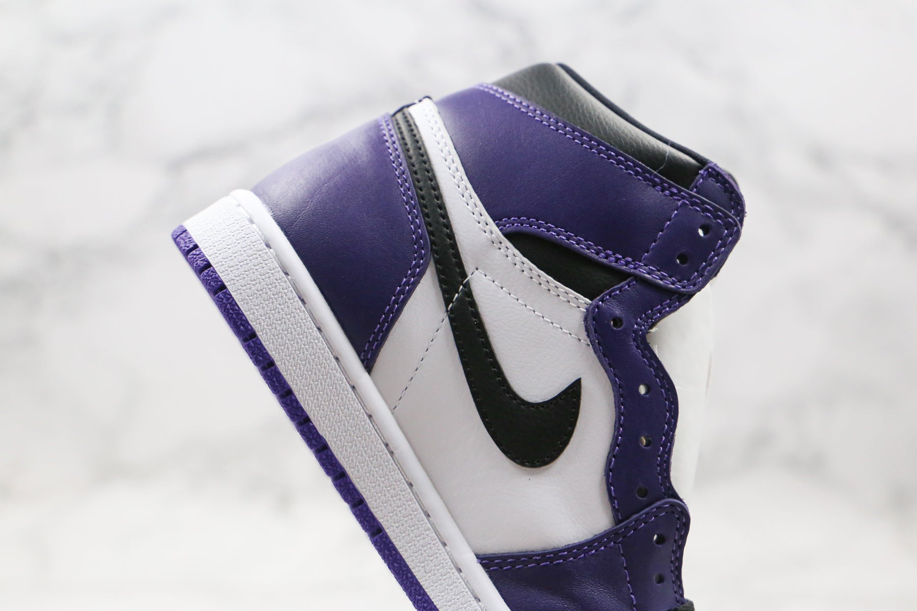 Jordan 1 Retro High Court Purple White Luxe Premium Brazil